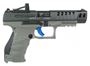 Picture of Walther PPQ Q5 Match Combo Single-Action Semi-Auto Pistol - 9mm, 5", Tungsten Gray Polymer Frame, Quick Defense Trigger, Adjustable Rear & Red Fiber Optic Front Sight, 3x10rds, COMBO With Shield RMSc 4 MOA Red Dot Sight