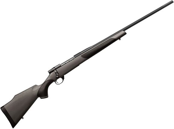 Picture of Weatherby Vanguard DBM Bolt Action Rifle - 270 Win, 24", Blued, Cold Hammer Forged Barrel, Grey Monte Carlo Griptonite Stock w/ Grip Inserts, Fluted Bolt Body, Adjustable Two-Stage Trigger, 3rds
