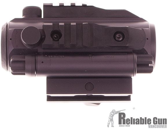 Picture of Used Raytheon ELCAN Optical Combat Sights - SpecterOS 3.0x, 5.56 Caliber BDC (Bullet Drop Comensating) Illuminated, 9 Intensity Levels, 1 MOA Click Value, Waterproof 66 ft For 2 Hours & Shockproof 450 G's, DL 1/3 N / 300 Hours @ Max Brightness, Black Ano