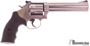 Picture of Used Smith & Wesson (S&W) Model 686-6 Plus DA/SA Revolver - 357 Mag, 6", Satin Stainless Steel Frame & Cylinder, Medium Frame (L), Synthetic Grip, 7rds, Red Ramp Front & Adjustable White Outline Rear Sights, Very Good Condition