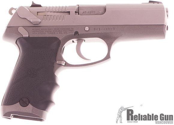 Picture of Used Ruger P94 Semi-Auto 40 S&W, 4.2'' Barrel, Hogue Grips, 3 Mags & Hard Case, Good Condition
