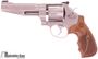 Picture of Used Smith & Wesson Performance Center Model 627-5 DA/SA Revolver - 357 Mag, 5", Matte Silver Stainless Steel, Wood Grip, 8rds, Gold Bead Front & Adjustable Rear Sights, Very Good Condition