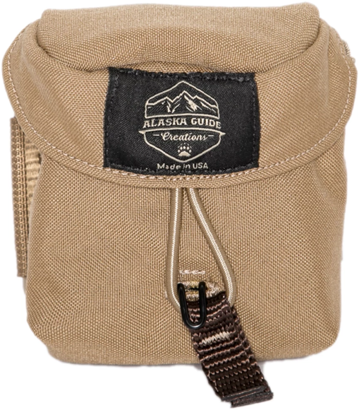 Picture of Alaska Guide Creations Rangefinder Pouch - Coyote Brown, Rangefinder Pouch, 3 1/2" (Width) x 4 1/2" (Height) x 2" (Depth)