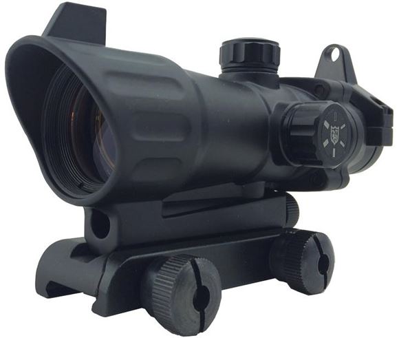Picture of Nikko Sterling Optic - Reflex Red Dot, LX3 Integrated 7/8" Mount, Prism scope, 4x Magnification, 12 Position Dot Intensity, Red/green Illumination