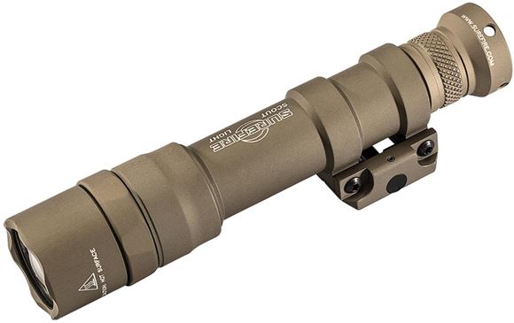 Picture of SureFire M600DF Dual Fuel LED Scout Light - 1500 lumens, 1.5 hours, TIR Lens, x1 18650 Battery & Charge Cable (included),  Mil-Spec Hard-Anodized, Tan