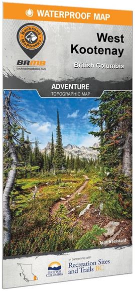 Picture of Backroad Mapbooks, Backroad Mapbooks - West Kootenay BC Map, 2nd Edition (BC)