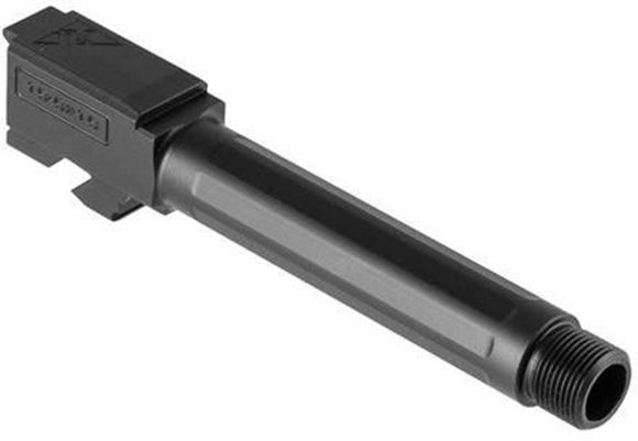 Picture of Tactical Kinetics Glock G19 Compatible Barrel - 9x19 Luger, Stainless, Black Nitride, Fluted, 1-10 Twist, Pistol Barrel