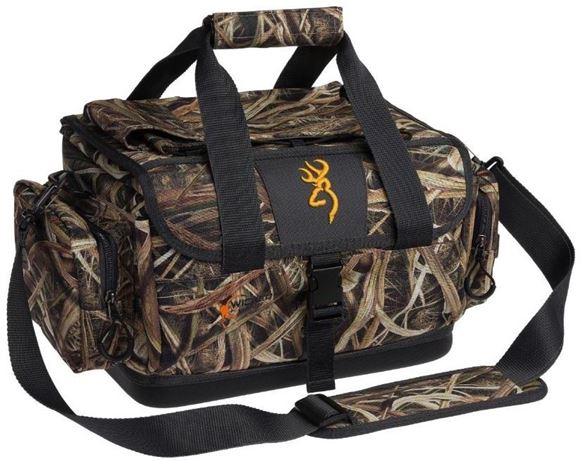 Picture of Browning Shooting Accessories, Bags & Pouches - Wicked Wing Blind Bag, Mossy Oak Shadow Grass Blades Camo, Removable Waterproof Inner Compartment, Molded Base, Clear Internal Zippered Pocket, Zippered Accessory Pockets, 12"x18"x11"