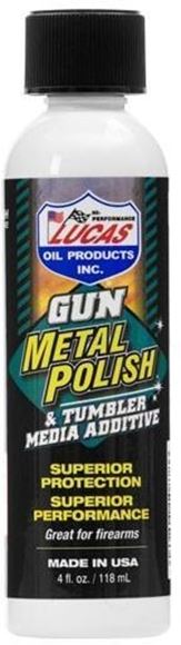 Picture of Lucas Oil -  Gun Metal Polish & Tumbler Media Additive, 4 fl. oz.