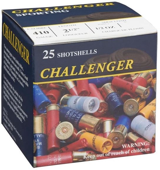 Picture of Challenger Game Loads Shotgun Ammo - .410", 2-1/2", 1/2 oz, #5, 25rds Box