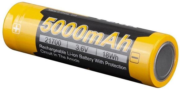 Picture of Fenix Accessories, Rechargeable Battery - ARB-L21, Rechargeable 21700 Li-ion Battery, 3.6V, 5000mAh,18Wh