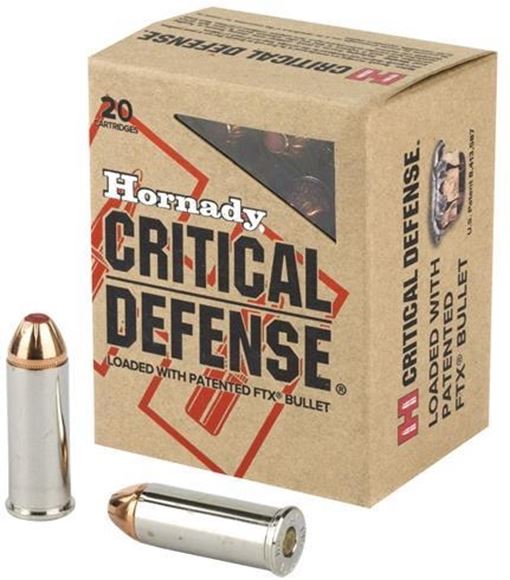 Picture of Hornady Critical Defense Handgun Ammo - 44 Special, 165Gr, FTX, 20rds Box