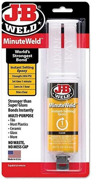 Picture of JB Weld Products - Minuteweld, Instant Setting Epoxy, 25mL (.85 fl oz.)