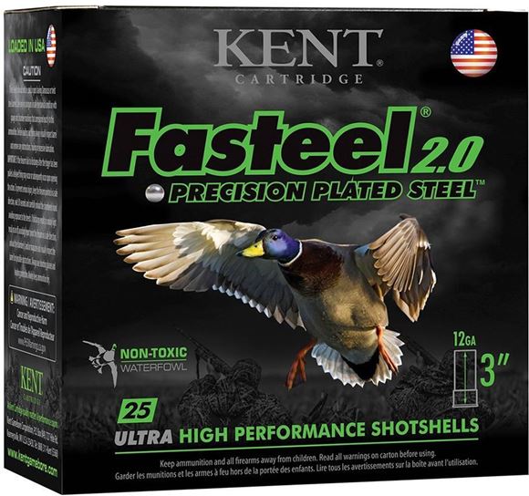 Picture of Kent Fasteel Precision 2.0 Steel Waterfowl Shotgun Ammo - 12Ga, 3", 1-1/4oz, #1, 250rds Case, 1500fps