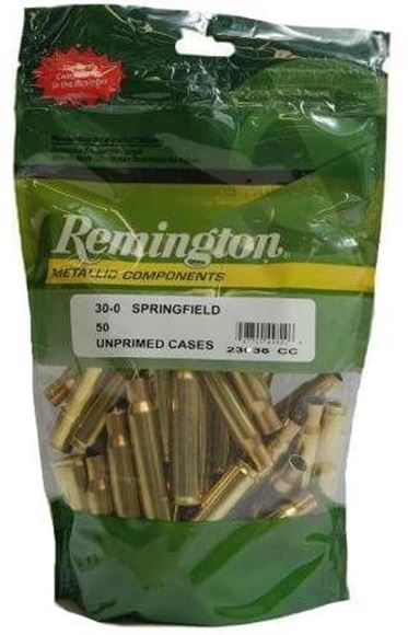 Picture of Remington Ammunition Components, Consumer Pack Unprimed Rifle Brass - 30-06 Sprg, 50ct Bag