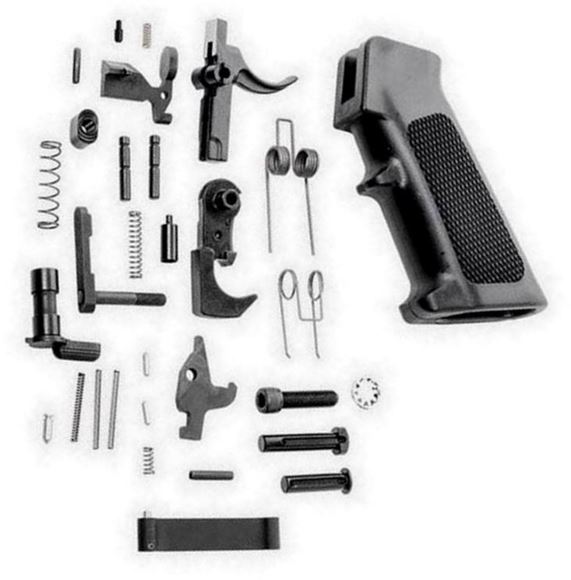 Picture of AR15 Lower Parts Kit (LPK) , No Pistol Grip, No Trigger. Mil-Spec