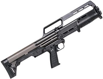 Picture of Kel-Tec KS7 Pump Action Shotgun - 12Ga, 3", 18-1/2", Parkerized, Black Synthetic Stock, Raised Grip Sight, Fiber Optic Front Sight, 6rds
