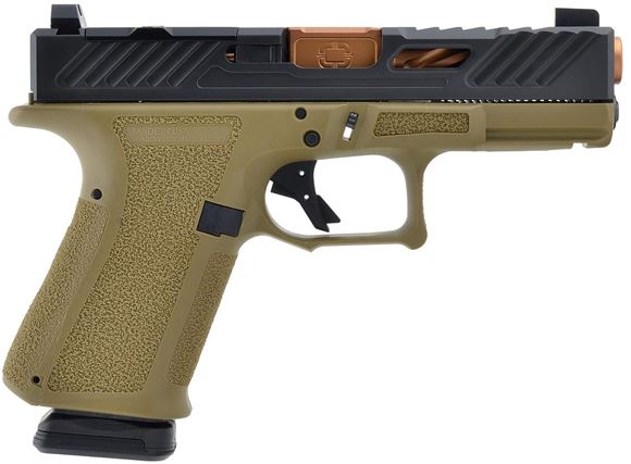Picture of Shadow Systems MR918 Elite Semi-Auto Handgun - 9mm, 1-10", 106mm 416R Stainless, FDE Frame, Black RMR Cut Slide, Stainless Guide Rod, Tritium Front Sight, 2x10rds