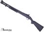 Picture of Used Mossberg 590 Pump-Action 12-Gauge, 3" Chamber, 20" Barrel, Black Synthetic Stock, Ghost Ring Sights, Some Wear Marks on Receiver, Good Condition