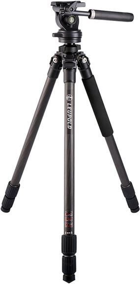 Picture of Leupold Tripods, Optic Accessories - 3 Section Legs, 25mm Carbon Fiber Legs, Pan/Tilt Head, Twist Lock Leg Adjustment, 1/4&#29; Drive on a 1/2&#29; Socket For Tightening IMS Mounts to Picatinny Rails