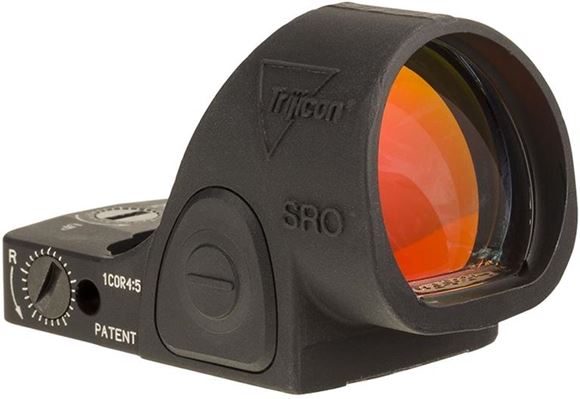 Picture of Trijicon SRO Reflex Optic - Sight Adjustable LED Optic, 1 MOA, Black Matte, 7075 Aluminum, Waterproof, 1 MOA/Click
