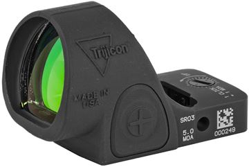 Picture of Trijicon SRO Reflex Optic - Sight Adjustable LED Optic, 5.0 MOA, Black Matte, 7075 Aluminum, Waterproof, 1 MOA/Click