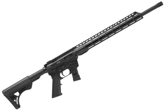 Picture of Freedom Ordnance FX-9 Semi-Auto Rifle - 9mm Luger, 18.6" Barrel, 15" M-Lok Handguard, Collapsing Stock, 10rds, Black