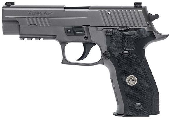 Picture of SIG SAUER P226 DA/SA  Semi-Auto Pistol - 9mm, 4.4", Legion Gray PVD Finish Stainless Steel Slide & Alloy Frame, Custom G-10 Grips, 3x10rds, X-Ray Day/Night Sights, Rail
