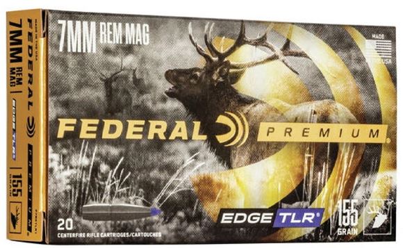 Picture of Federal Premium Edge TLR Rifle Ammo - 7mm Rem Mag, 155Gr, Edge TLR, 20rds Box