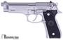 Picture of Used Beretta 92 Inox Semi Auto Pistol, 9mm Luger, 4 Mags, Original Case, Excellent Condition