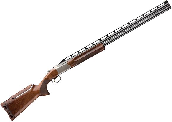 Picture of Browning Citori 725 Trap Adjustable Comb Over/Under Shotgun - 12Ga, 2-3/4", 32", Ported, Vented Rib, Polished Blue, Silver Nitride Steel Receiver, Gloss Oil Grade III/IV Black Walnut Stock, HiViz Pro-Comp Front & Ivory Mid-Bead Sights, Invector-DS Flush