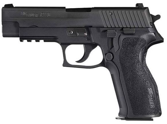 Picture of SIG SAUER P226R DA/SA Semi-Auto Pistol - 9mm, 4.4", Nitron, Black Hard Anodized, Black Polymer Grips, 2x10rds, SIGLITE Night Sights, Rail