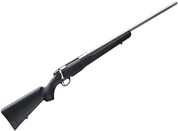 Picture of Tikka T3X Lite Bolt Action Rifle - 338 Win Mag, 24.4", Stainless Steel Finish, Black Modular Synthetic Stock, Standard Trigger, 3rds, No Sights