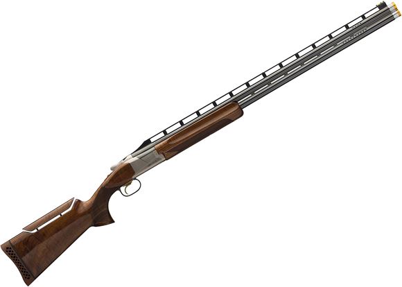 Picture of Browning Citori 725 Pro Trap w/Pro Fit Adjustable Comb Over/Under Shotgun - 12Ga, 2-3/4", 32", Ported, High Post Vented Rib, Polished Blued, Silver Nitride Finish Low-Profile Steel Receiver, Gloss Oil Grade III/IV Black Walnut Stock w/Adjustable Comb, Hi