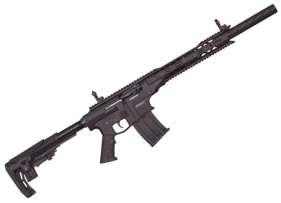 Picture of Derya Arms MK-20 Vertical Magazine Semi-Auto Shotgun - 20Ga, 3", 20", Black Receiver, Synthetic Stock, 2rds, 5rds, AR Flip Up Sights, Barrel Shroud, 3 Mobil Chokes (F,M,C)