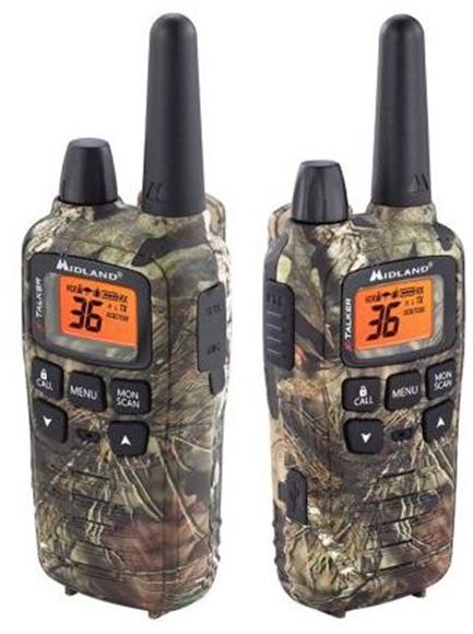 Picture of Midland, Walkie Talkie, Radio - X-Talker, Pair of 2 Way Outfit Radios, 36 Channel, Weather Scan, MOBU Camo