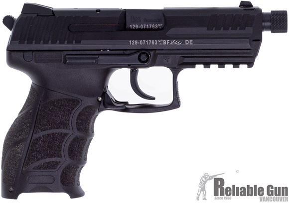 Picture of Used Heckler & Koch (H&K) P30 V3 DA/SA Semi-Auto Pistol - 9mm, 4.26", 2 Magazines, Fixed Sights, Original Box, (Add On's) Extended Mag Release, H&K Thread Protector, Excellent Condition