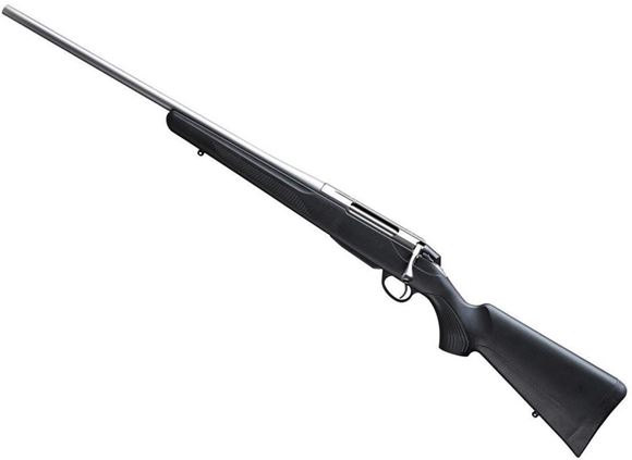 Picture of Tikka T3X Lite Left Hand Bolt Action Rifle - 7mm Rem Mag, 24.3", Stainless Steel Finish, Black Modular Synthetic Stock, Standard Trigger, 3rds, No Sights