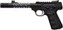 Picture of Browning Buck Mark Plus Vision Rimfire Semi-Auto Pistol - 22 LR, 5.9", Anodized Black, UFX Overmolded Grips, 10rds, White Outline Pro Rear Sight & Truglo Fiber Optic Front Sight, Threaded Muzzle, Picatinny Rail