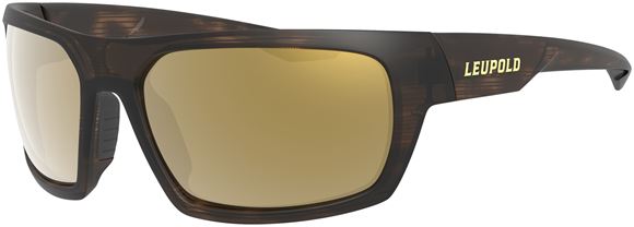 Picture of Leupold Optics, Performance Eyewear, Sunglasses - Packout Model, Matte Tortoise, Bronze Mirror Polarized Lenses
