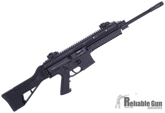 Picture of Used GSG GSG-15 Semi-Auto Rimfire Rifle - 22 LR, 16", Black, 1 Mag, Flip-up Sights, Original Box Very Good Condition