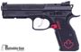 Picture of Used CZ Shadow 2 Optics Ready Semi Auto Pistol, 9mm Luger, Black G10 "CCFR" Grips, Red Mag Release, Comes with RMR Mounting Plate, 2 Mags, Original Case, Excellent Condition
