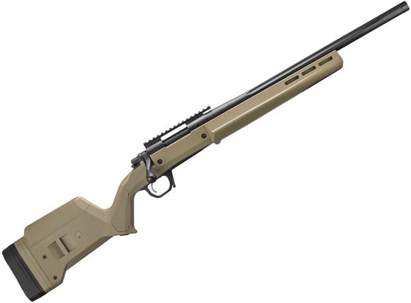 Picture of Remington Model 700 Magpul Enhanced Bolt Action Rifle - 308 Win, 20", Heavy-Contour Fluted Barrel, 5/8-24 Threaded, 1:10", Black Cerakote, FDE Magpul Hunter Stock, 10rds, X-Mark Pro Adjustable Trigger