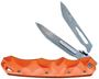 Picture of Havalon Knives, Piranta Stag Razor Knife -#60A Blades, 2-3/4", Orange Polymer Handle, Removable Holster Clip, Nylon Holster, Fits All Piranta Blades