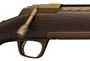 Picture of Browning X-Bolt Pro Long Range Bolt Action Rifle - 6.5 PRC, 26" Matte Heavy Sporter Barrel, 1-7" Twist, Muzzle Brake, Carbon Fiber Stock, Burnt Bronze Cerakote Finish, 3rds