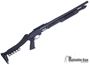 Picture of Used Mossberg 590M Mag Fed Pump Action Shotgun - 12Ga, 2 3/4", 18.5", Matte Blued, Top Picatinny Rail, Folding Stock w/ Shell Holder Stock, Front Bead Sight, Fixed Cylinder, 2x Detachable Magazine, Excellent Condition