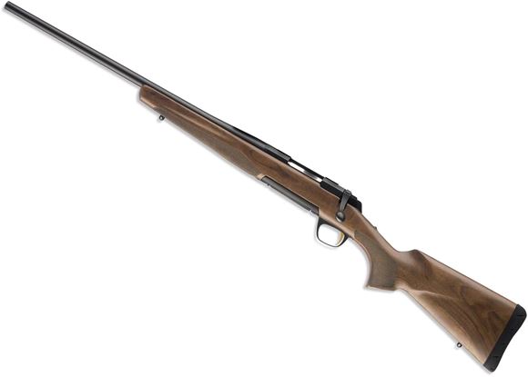 Picture of Browning X-Bolt Micro Midas Bolt Action Rifle - Left Hand, 308 Win, 20", Sporter Contour, Matte Blued, Satin Grade I Black Walnut Stock, 4rds, Adjustable Feather Trigger