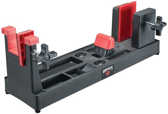 Picture of Hoppes Cleaning Supplies Gun Vises - HGV Hoppes Gun Vise, No Scratch Hold, Lockable Sides, Durable Polymer Construction