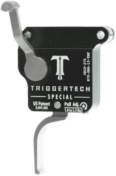 Picture of Trigger Tech, Remington 700 Trigger - Special Frictionless Trigger, Flat, Two Stage, PVD Coating, 1.0 - 3.5 lbs, w/Safety, Without Bolt Release