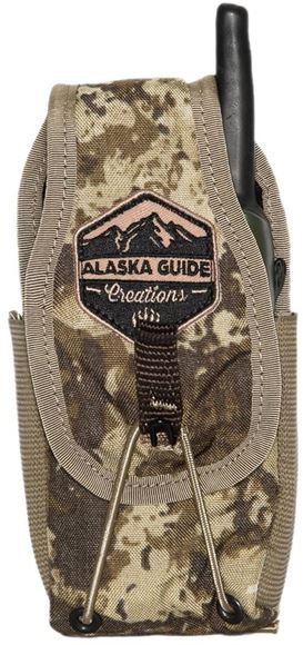 Picture of Alaska Guide Creations Bino Pack Accessories - In Line Accessory Pouch, Cipher Camo, 3" (Width) x 4-7.5" (Adjustable Height) x 2.5" (Depth)